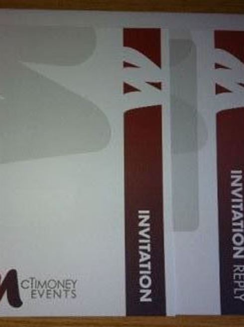 McTimoney Branded Invitation Set